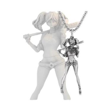 Imagem de Colar Com Pingente De Menina Mecha Em Prata Para Homens E Mulheres, Jo