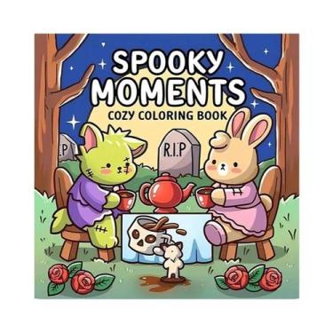 Imagem de Livro De Colorir Para Adultos 28 Páginas: Desenhos Do Dia a Dia De Gat