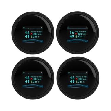 Imagem de Sensor De Gás Natural Wifi 2.4G Tuya Alarme Inteligente Com Display Di