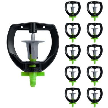 Imagem de Kit 10 Microaspersor Bailarina MF2 Amanco 44 LPH - Horta Jardim Irriga