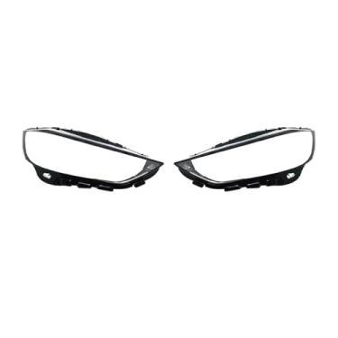 Imagem de Caso De Luz Da Lâmpada Cabeça Compatível Com Ford Edge 2019 2020 2021 2022 Tampa Da Lente Do Farol Do Carro Abajur Vidro Tampas Farol Escudo(Left and right)