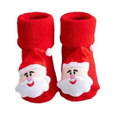 Imagem de Meias De Bebê Tricotadas De Natal Para Recém-Nascidos E Crianças, Maci