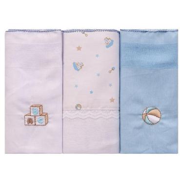 Imagem de Fralda para Bebê 68 cm x 70 cm 3 Unidades Bublim, Urso Brinquedo