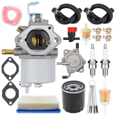 Imagem de Carburador 1018056 adequado para motores Kawasaki FE290 1992-1997 Carrinho de golfe Club Car Carb Substituir 1016478 1016438 1016441 1016439 1016440 com filtro de óleo de ar 1015426