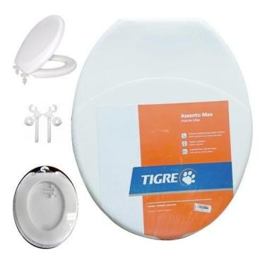 Imagem de Assento Privada Max Tigre Branco Tampa Vaso Sanitário - Rede Construir