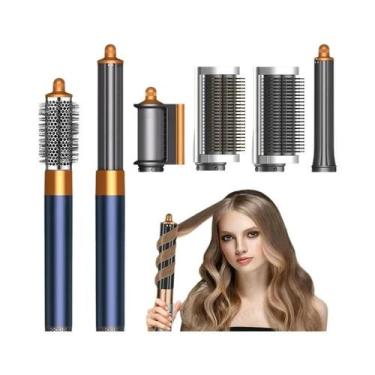 Imagem de Secador De Cabelo Profissional 6 Em 1 Para Mulheres, Escova Secadora D