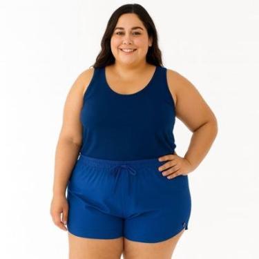 Imagem de Short Tactel Feminino Plus Size-Feminino