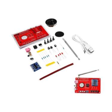 Imagem de Kit De Soldagem DIY Para Rádio FM 87-108MHz RDA5807 Para Ensino Escola