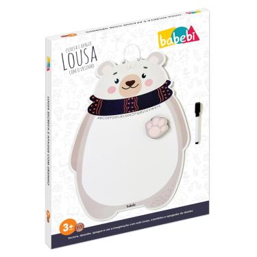 Imagem de Lousa Escreva E Apague Com O Ursinho - 6037 - Babebi