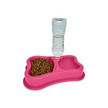 Imagem de Comedouro Bebedouro Automático Cao Gato Anti Formiga Médio - Aumta Ter