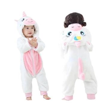 Imagem de Macacão De Inverno Para Bebê Com Capuz De Dinossauro Para Halloween, C
