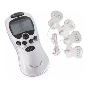 Imagem de Aparelho Fisioterapia Acupuntura Choque 4 Eletrodo Massagem Para Diversas Dores Cx