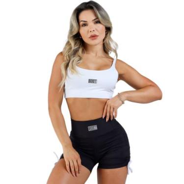 Imagem de Conjunto Roupa de Academia Top + Short New Dress Fashion Fitness Boot 