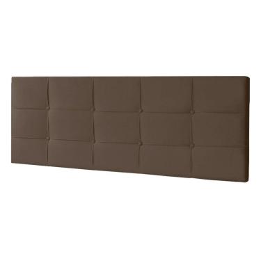 Imagem de Cabeceira Painel Queen 1,60m Roma Suede Marrom
