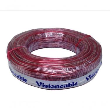 Imagem de Cabo Paralelo Visioncable Bicolor 2x16 (1,00) Rolo 100m - Vermelho