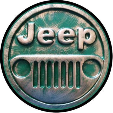 Imagem de Capa De Estepe Impermeável Resistente Estampada Jeep