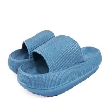Imagem de Chinelo Ortopédico Fly Feet Nuvem Ortho Pauher Azul