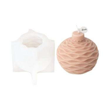 Imagem de Molde De Silicone Para Sino De Natal 3D Em Relevo, Bola De Lanterna Pa