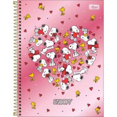 Imagem de Caderno De 1 Materia Espiral Snoopy Core 80fls Capas Sortidas - Tilibr