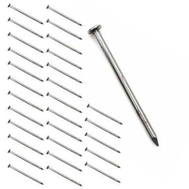 Imagem de Kit 30 Prego Com Cabeça 10x10 De Aço Para Fixação Madeira Metal Concre