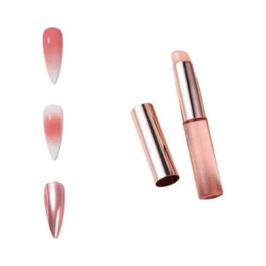Imagem de Pincel De Silicone Reutilizável Para Arte De Unhas, Aplicador De Pigme