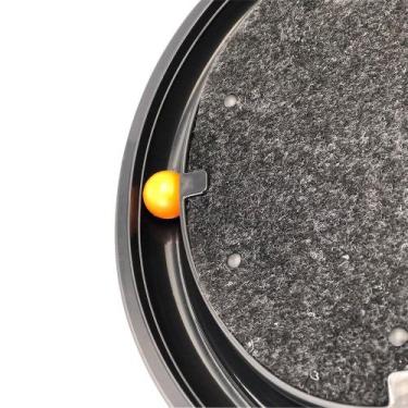 Imagem de Arranhador para Gatos com Bolinha Interativa Antistress Cor:Preto - Fu