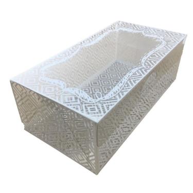 Imagem de Caixa 8 Brigadeiros Branco Acetato