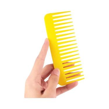 Imagem de Pente De Cabelo Profissional Antiestático De Dentes Largos E Resistent