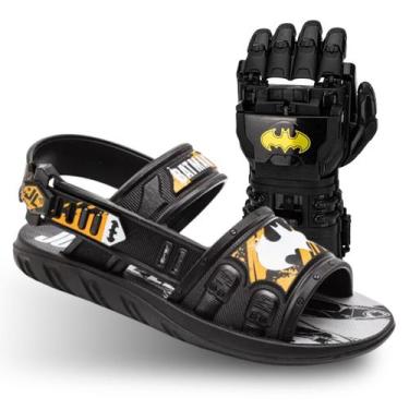 Imagem de Papete Infantil Menino Sandália Batman Liga da Justiça 23263 Cor:23263