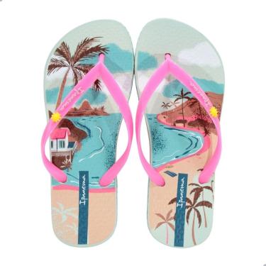 Imagem de Chinelo Ipanema Sem Igual Verde/Rosa/Azul