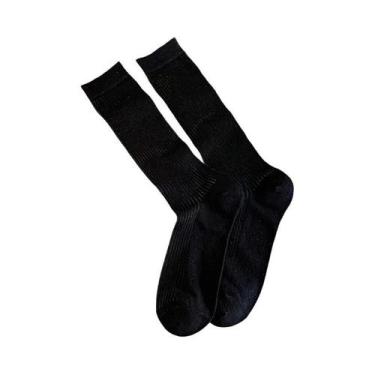 Imagem de Meias Femininas De Cano Médio a Curto, 4 a 8 Pares, Cor Sólida, Estilo