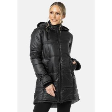 Imagem de Jaqueta Feminina Casaco Impermeável Acolchoada Térmica Frio Neve-Feminino