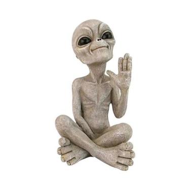 Imagem de Estátua De Resina Alienígena Para Jardim Externo, Escultura Para Decor