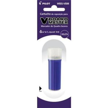 Imagem de Tinta Líquida Pilot Violeta 5,5ml Refil Marcador WBMAVBMM Kit 12 Unida