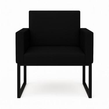 Imagem de Poltrona Decorativa Reforçada Para Espaço Beauty E Recepção - Móveis M