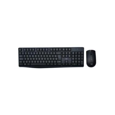 Imagem de Kit Teclado e Mouse Sem Fio Slim Multi Usb