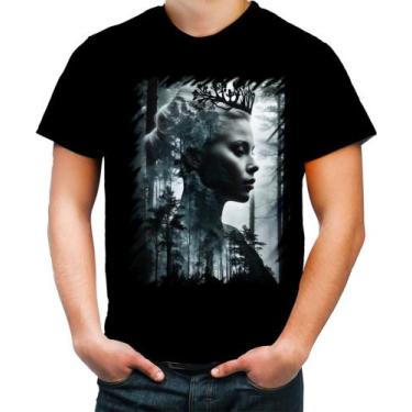 Imagem de Camiseta Colorida Pesca Rainha da Floresta Nórdica 6 - Kasubeck Store®