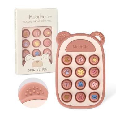 Imagem de Brinquedo Mordedor de Silicone Moonkie em Formato de Celular, Macio, L