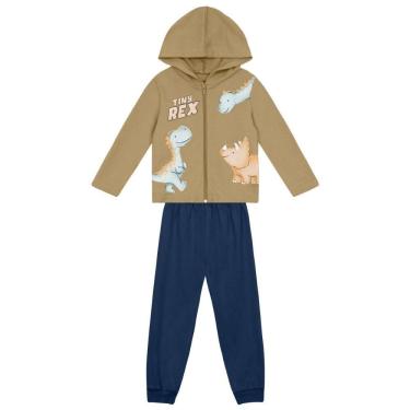 Imagem de Conjunto infantil em moletom de dino Brandili