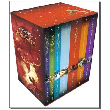 Imagem de Livro - Box Harry Potter vermelho (edição britânica) - Rocco