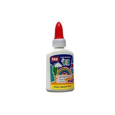 Imagem de Cola Branca Líquida Tris Fix 40G com Secagem Rápida e Forte Aderência 