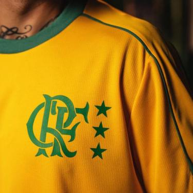 Imagem de Camisa Masculina Flamengo Casual Brasil Zico 10 Original Tamanho:GG - 