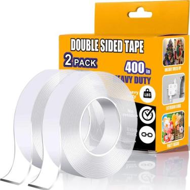 Imagem de Fita Dupla Face ANLOKE de Alta Resistência 3 m x 10 cm, 2 Unidades