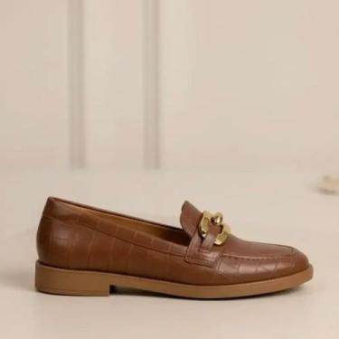 Imagem de Sapato Mocassim Comfortavel Feminino Beira Rio 4264209 Cor:ChocolateTa