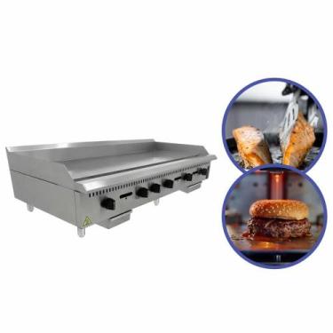 Imagem de Chapa a Gás Sanduicheira Para Hamburguer, Carne Profissional Venancio 