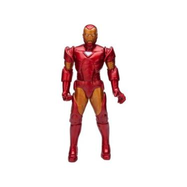 Imagem de Boneco Homem de Ferro Marvel Comics 553 - Mimo Toys 55cm, Vermelho, Ho