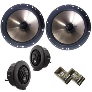 Imagem de Par Alto Falantes 6,5 Pol 160W Rms 4 Ohms - HURRICANE