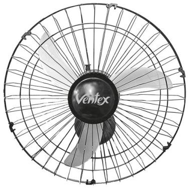 Imagem de Ventilador parede 60cm preto biv ventex, Preto, Bivolt
