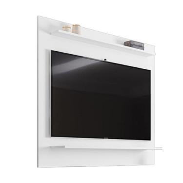 Imagem de Painel para TV Suspenso 50 Pol 120cm 2 Prateleiras Mercy Branco M12 - 