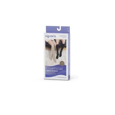 Imagem de Meia panturrilha 3/4 282 20-30 mmhg algodao super - sigvaris, GG